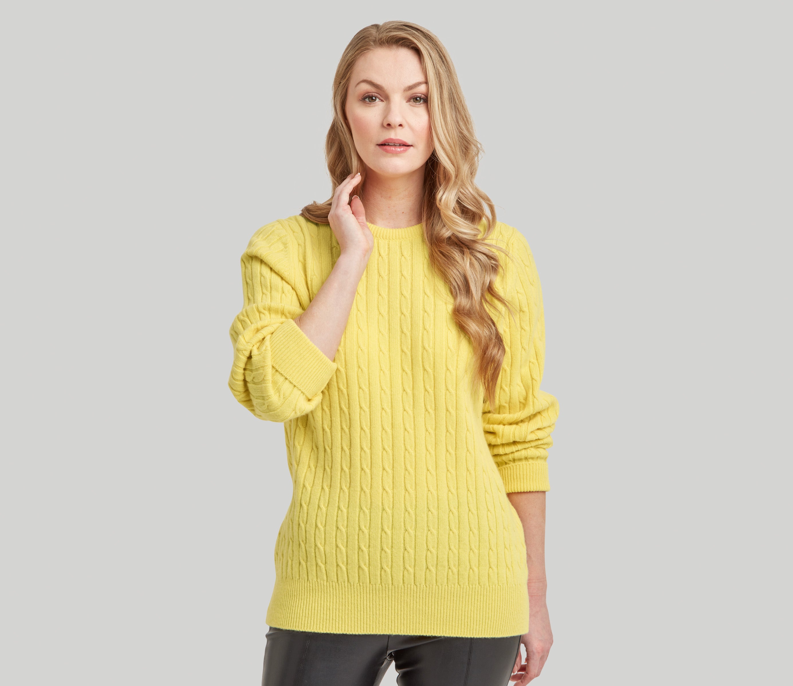 Lambswool cable knit jumper best sale