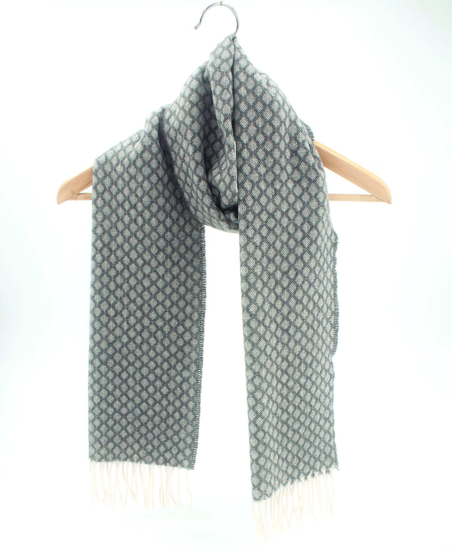 Diamond Cashmere Geelong  Scarf in Derby