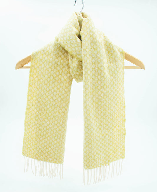 Diamond Cashmere Geelong  Scarf in Bracken