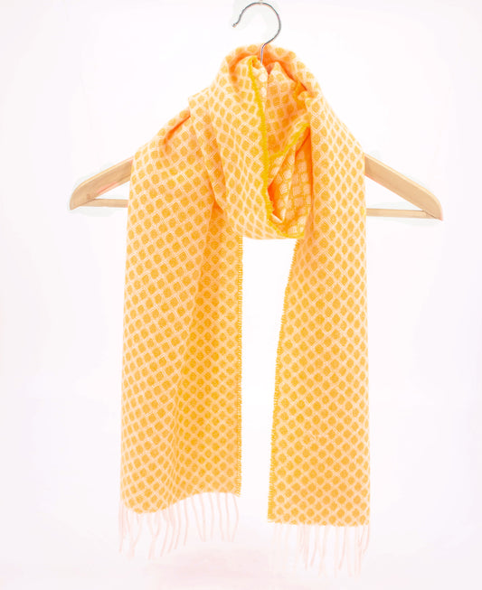 Diamond Cashmere Geelong Scarf in Sunset