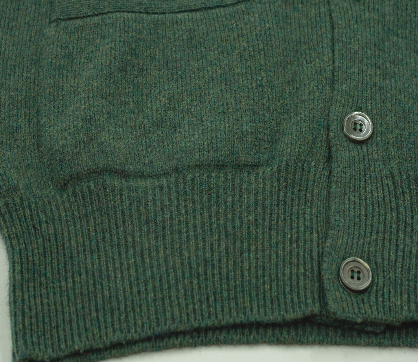 Lambswool Waistcoat in Forest