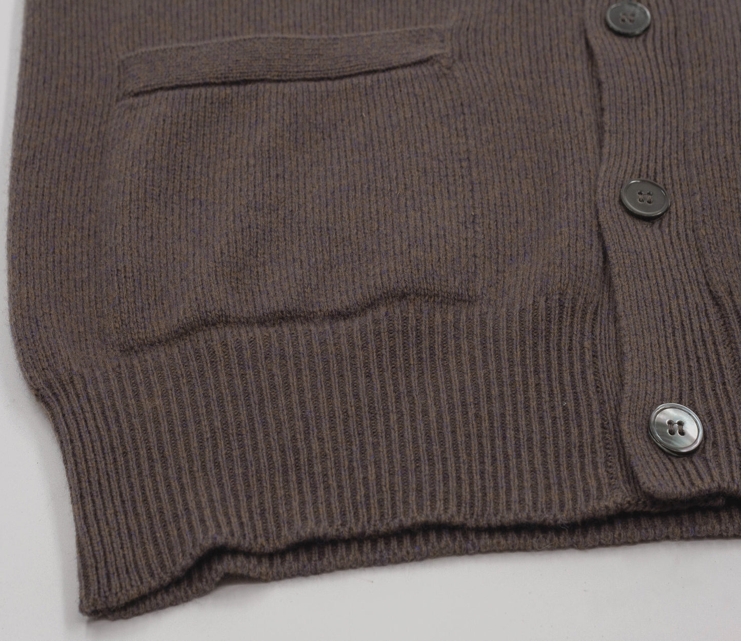 Lambswool Waistcoat in Mocha