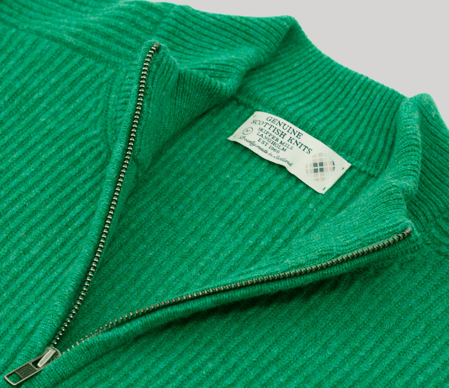 Geelong Half Zipper in Jungle Green